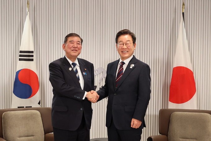 S.Korea’s Lee, Japan’s Ishiba agree to deepen security ties, resume shuttle diplomacy